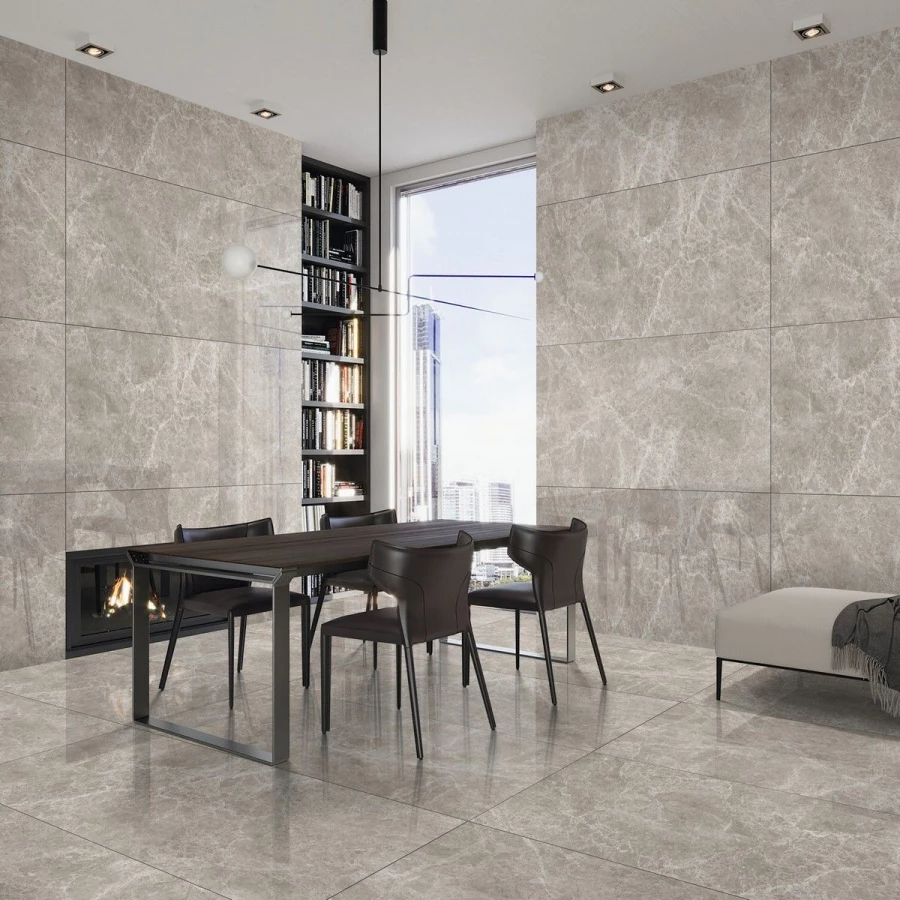 Керамогранит Neodom Sale Emperador Gris Polished серо-коричневый N20455 160х80 см