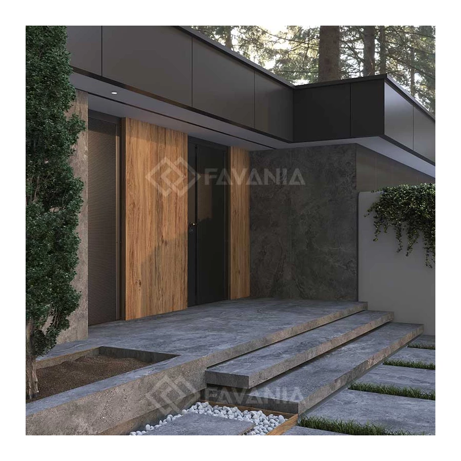 Керамогранит Meili Ceramic Vento Anthracite Matt матовый темно-серый FS6510PUN 300х120 см