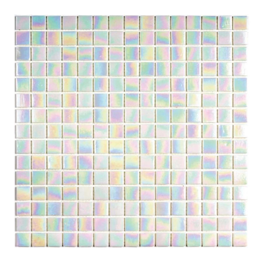 Мозаика Bonaparte Стеклянная мозаика Arktika 20х20 глянцевая многоцветная 32,7х32,7 см