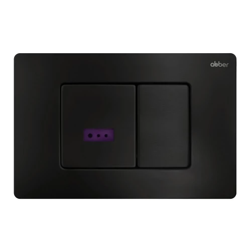 Кнопка смыва сенсорная Abber черная матовая AC0122SMB