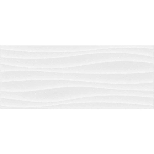 Плитка настенная Gracia Ceramica Monocolor sugar Aqua white белый 02 010100001537 60х25 см