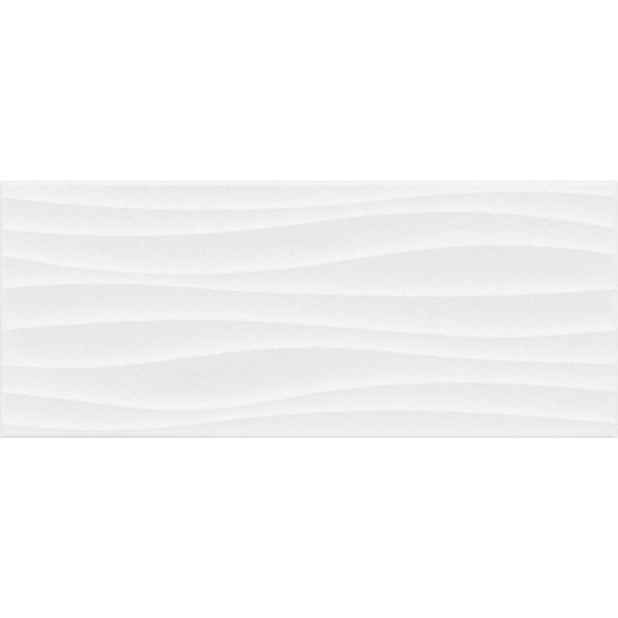 Плитка настенная Gracia Ceramica Monocolor sugar Aqua white белый 02 010100001537 60х25 см