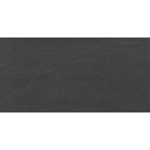 Керамогранит Laparet Badrock Shadow PRO Deco Lines R10Soft MSTR CB матовый графитовый 120х60 см