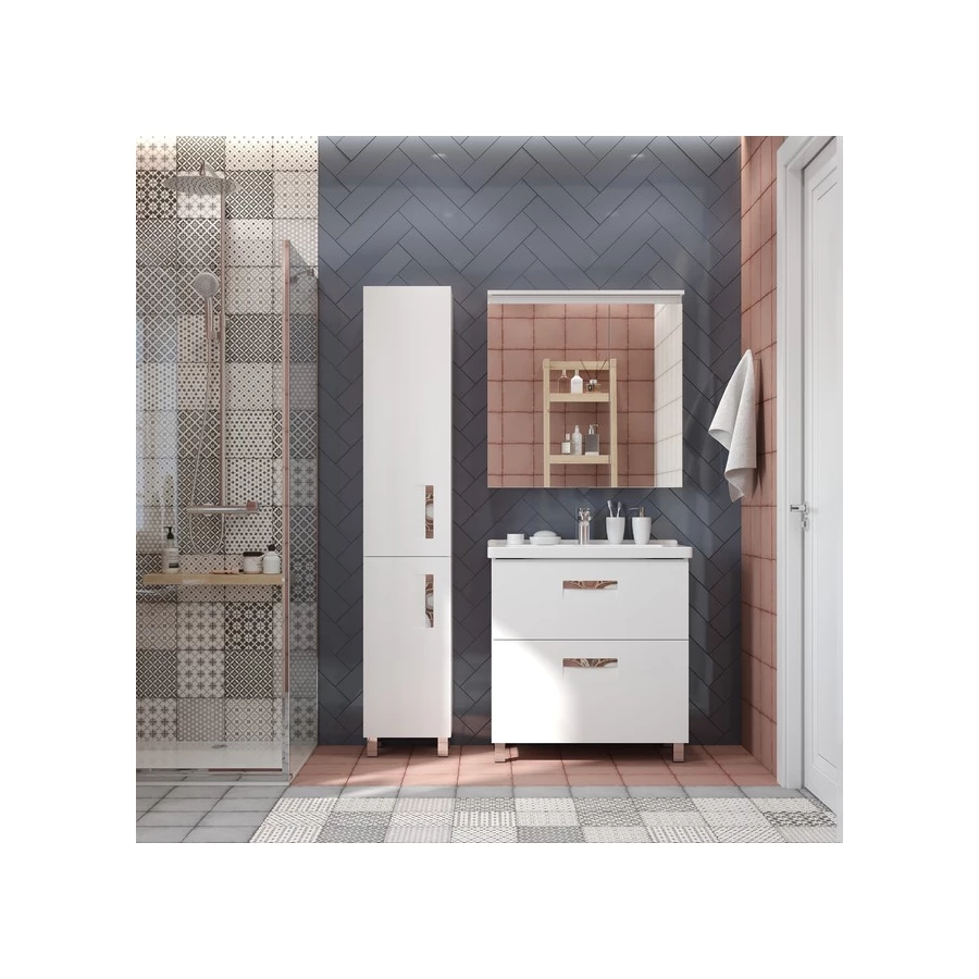 Тумба Briz Irida Т8-80 234 03-08080-13 00 Бел 80 см