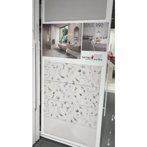 Плитка настенная Azteca Sense Decor Sendai R90 White 90х30 см