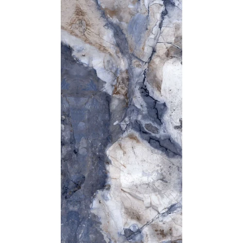 Керамогранит Arcadia Ceramica Bergamo Blue High Gloss синий HG2006-A 120х60 см