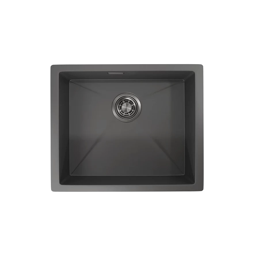 Кухонная мойка Granula 5445U, графит матовый