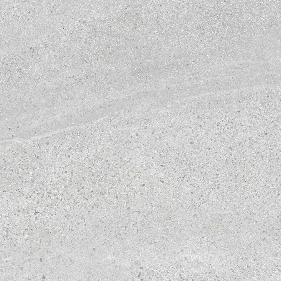 Клинкерная плитка Керамин Камерун 7 матовая светло-серая 39,4х39,4 см