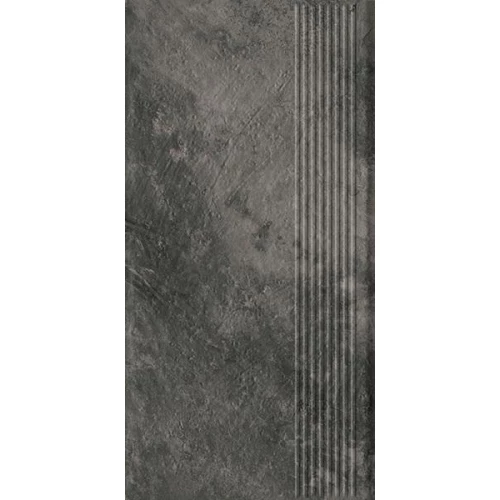 Ступень Ceramika Paradyz Ardis Dark Stopnica Prosta Struktura Mat 60х30 см