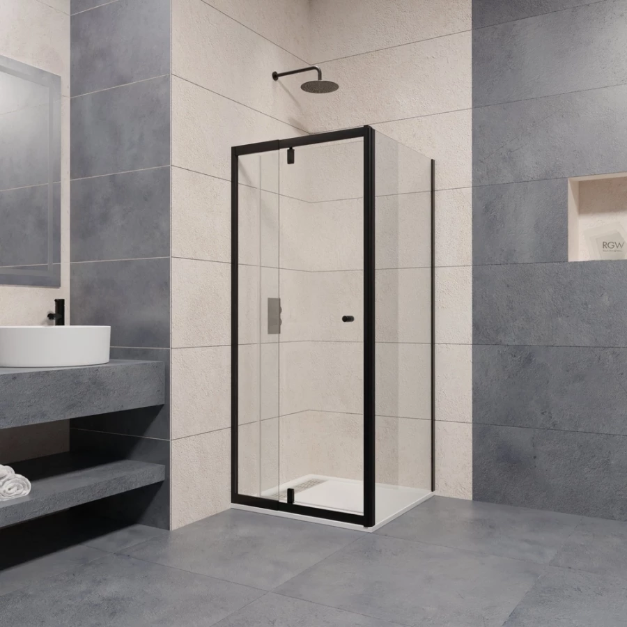 Душевой уголок RGW PA-32B PA-02B + Z-050-1B Прозрачное 04083299-014 90х90 см