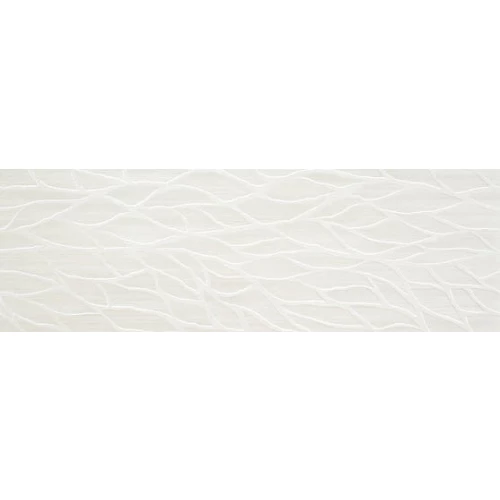 Плитка керамическая Durstone Индига Оринамента Вхите / Indiga Orinamenta White матовая белая 120х40 см