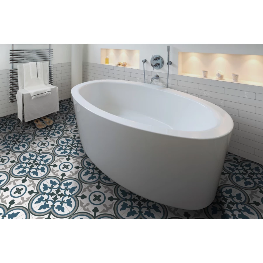 Керамогранит Absolut Keramika Valencia Barcelona Blanco P 25x25 см