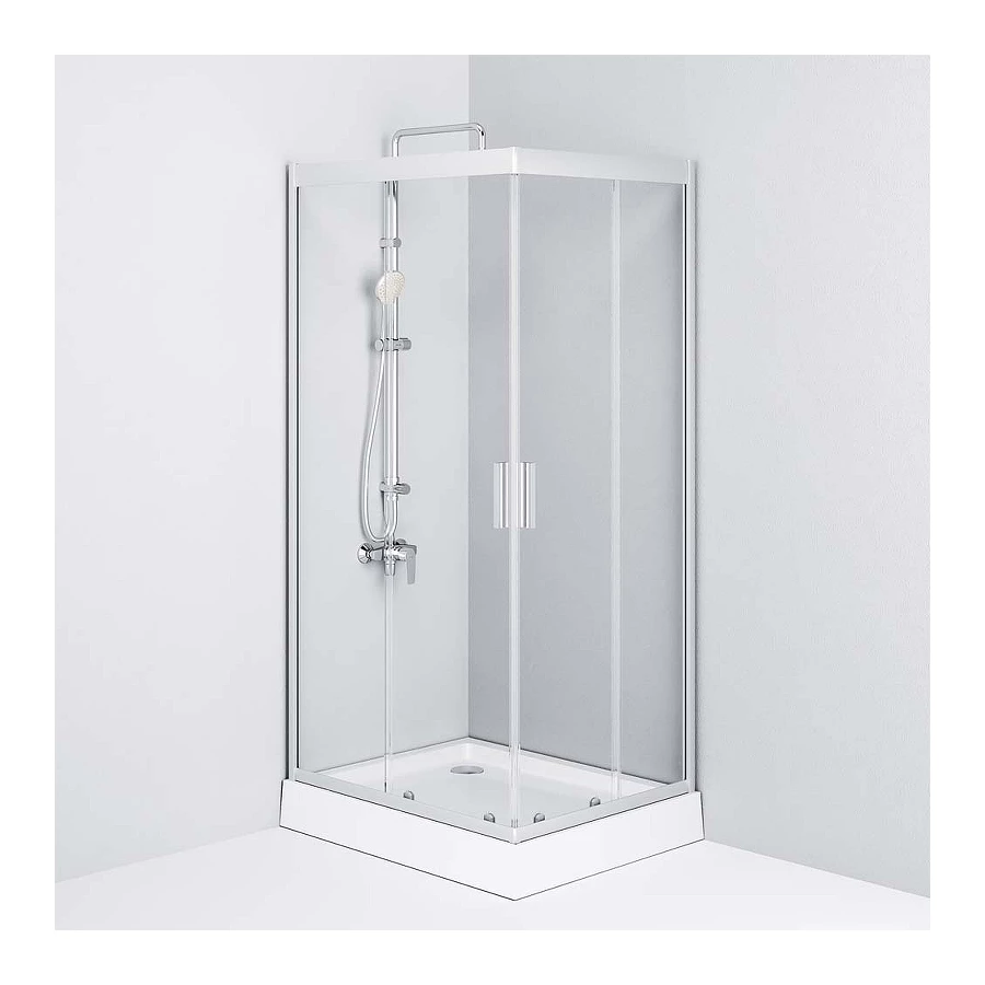 Душевое ограждение Am Pm Gem без поддона W90G-404-100280-MT 100х80 см