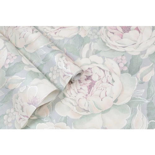 Обои флизелиновые Palitra Home Protect-Roses голубые HC31225-65a 1,06х10,05 м