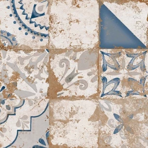 Керамогранит El Molino Memory 7 Azul Brillo матовый с блеском многоцветный 58х58 см