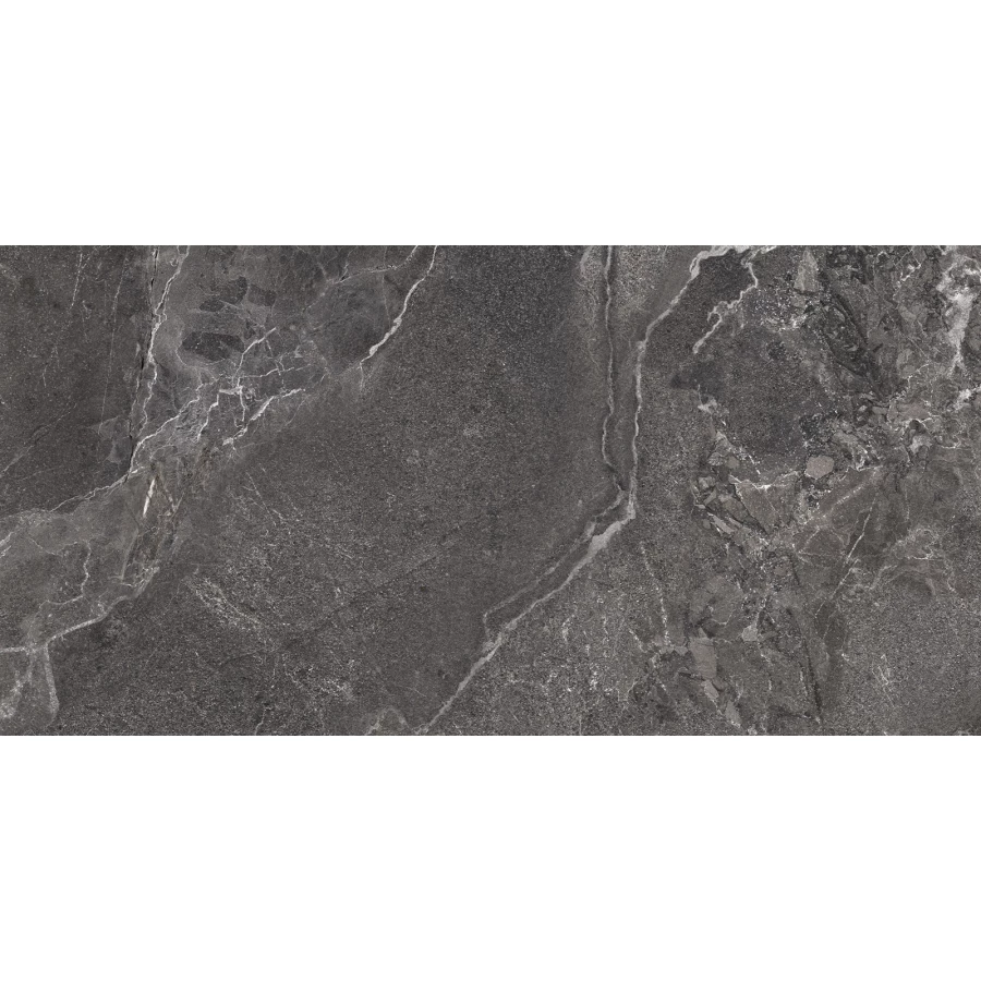 Керамогранит New Trend Karakum Dark лаппатированный карвинг чёрный D120258L 120х60 см