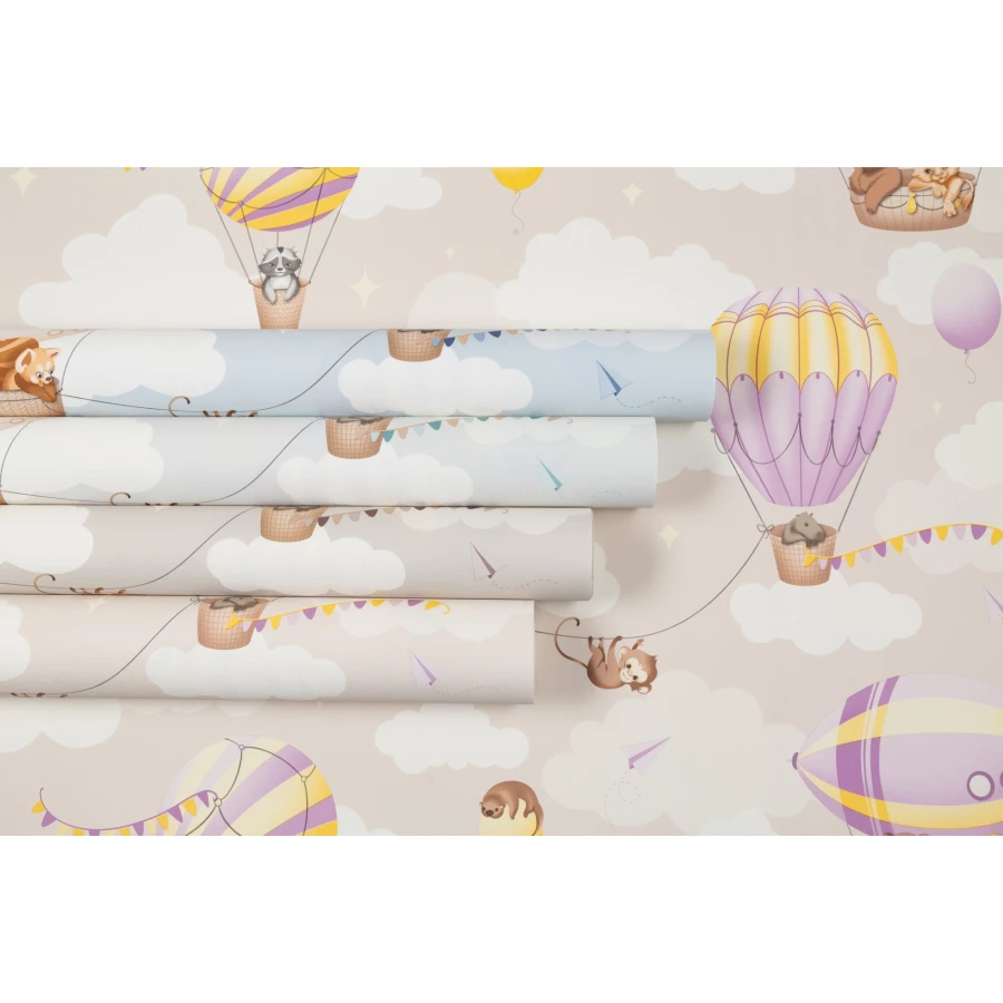 Обои флизелиновые Palitra Home Zoo Child HomeColor бежевые HC72270-21 1,06х10,05 м