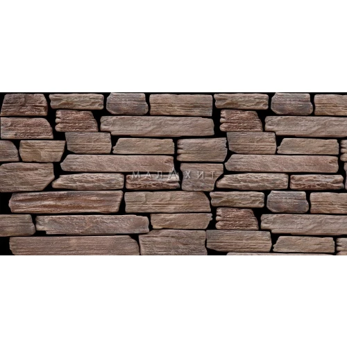 Искусственный камень Малахит Каньон 38-52 разноразмерный толщиной 2,5-3 см