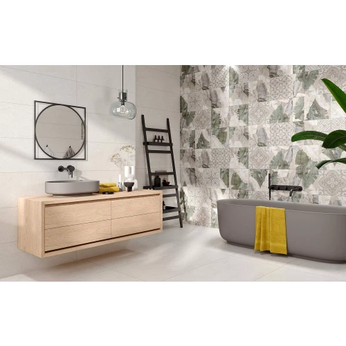 Плитка настенная Colorker Верона Вхите / Verona White матовая белая 224093 100х31,6 см