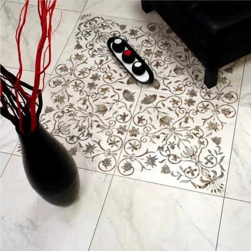 Керамогранит Керамин Каррара 1 матовый серый 1,75 м2 50х50 см