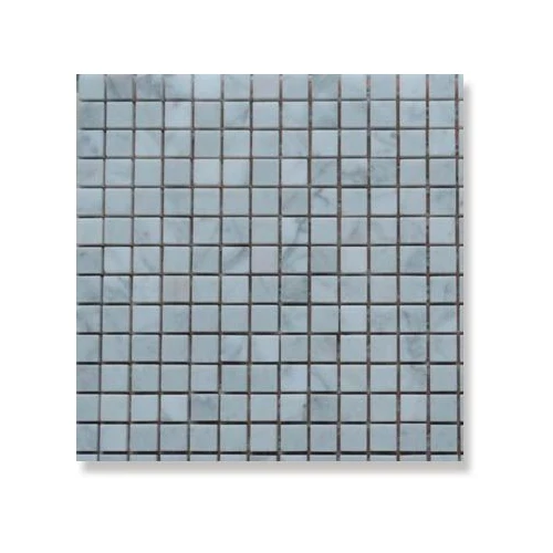 Мозаика из натурального камня Art&Natura Marble Mosaic 15x15 Bianco Carrara mm-biancarra 30,5х30,5 см