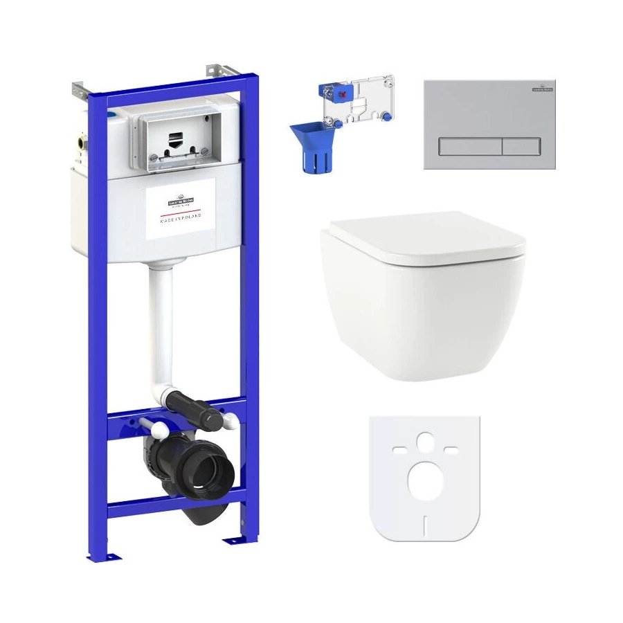 Унитаз Lavinia Boho Relfix One Rimless 87040075 (комплект 7 в 1)