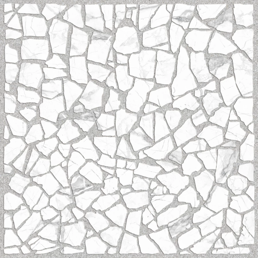 Плитка напольная керамогранитная Alma Ceramica Laurent GFU04LRT17R белый 60*60 см