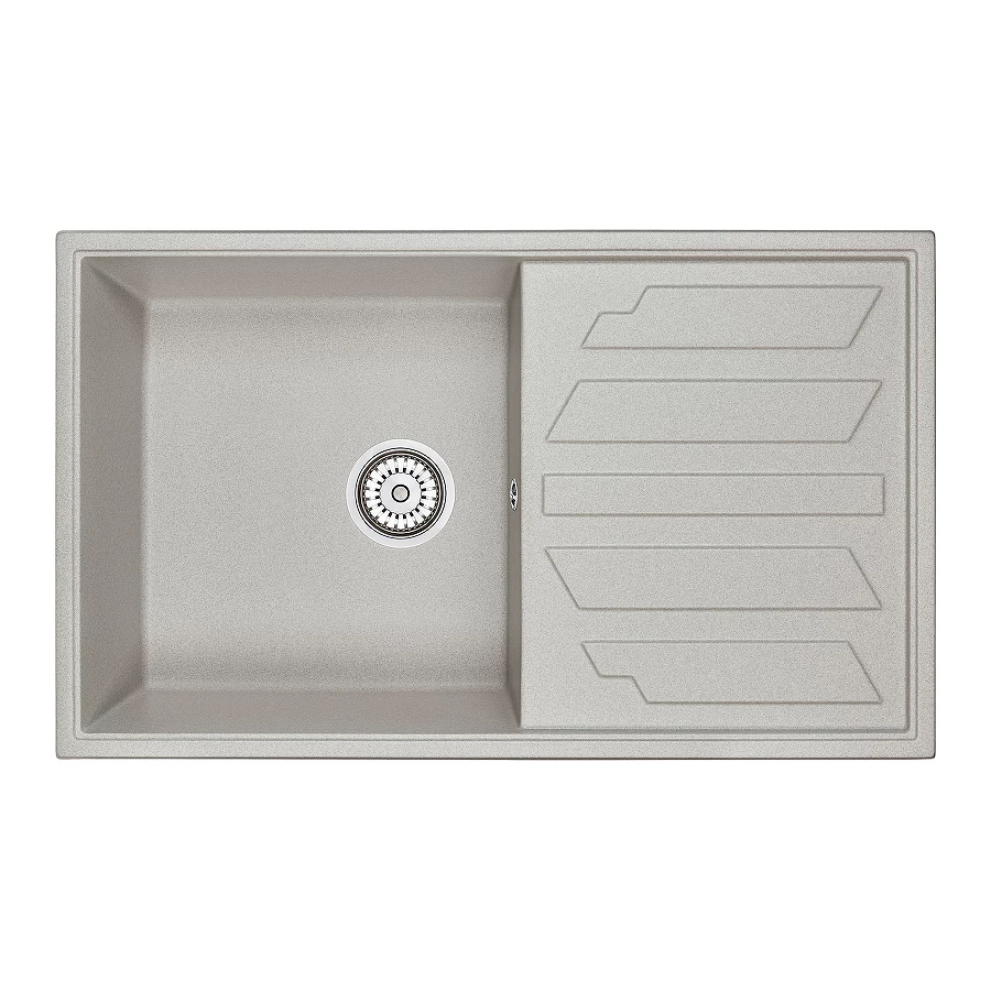 Кухонная мойка Granula 8601, БАЗАЛЬТ 86х50 см