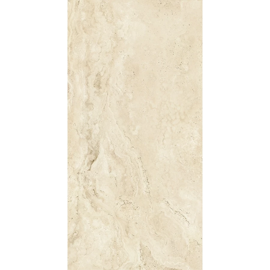 Керамогранит Ceramiche Piemme Stone Revolution Travertino Creme Satin Ret кремовый 06101 120х60 см