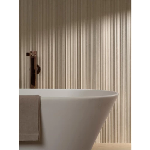 Плитка настенная Porcelanosa Неварк Топо / Newark Topo матовая бежевая 100320103 120х45 см