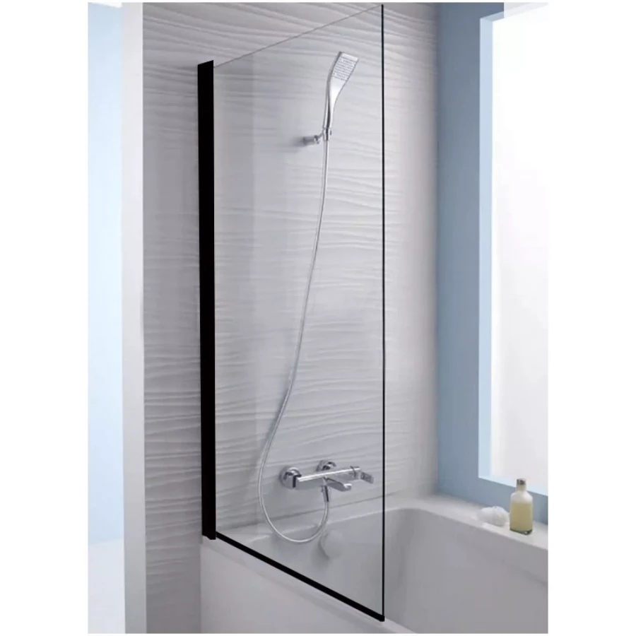 Шторка на ванну Jacob Delafon Struktura черный E6D042-BL 80x140 см