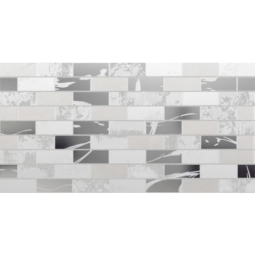Вставка декоративная AltaCera Glent White серо-белый 50*24,9 см