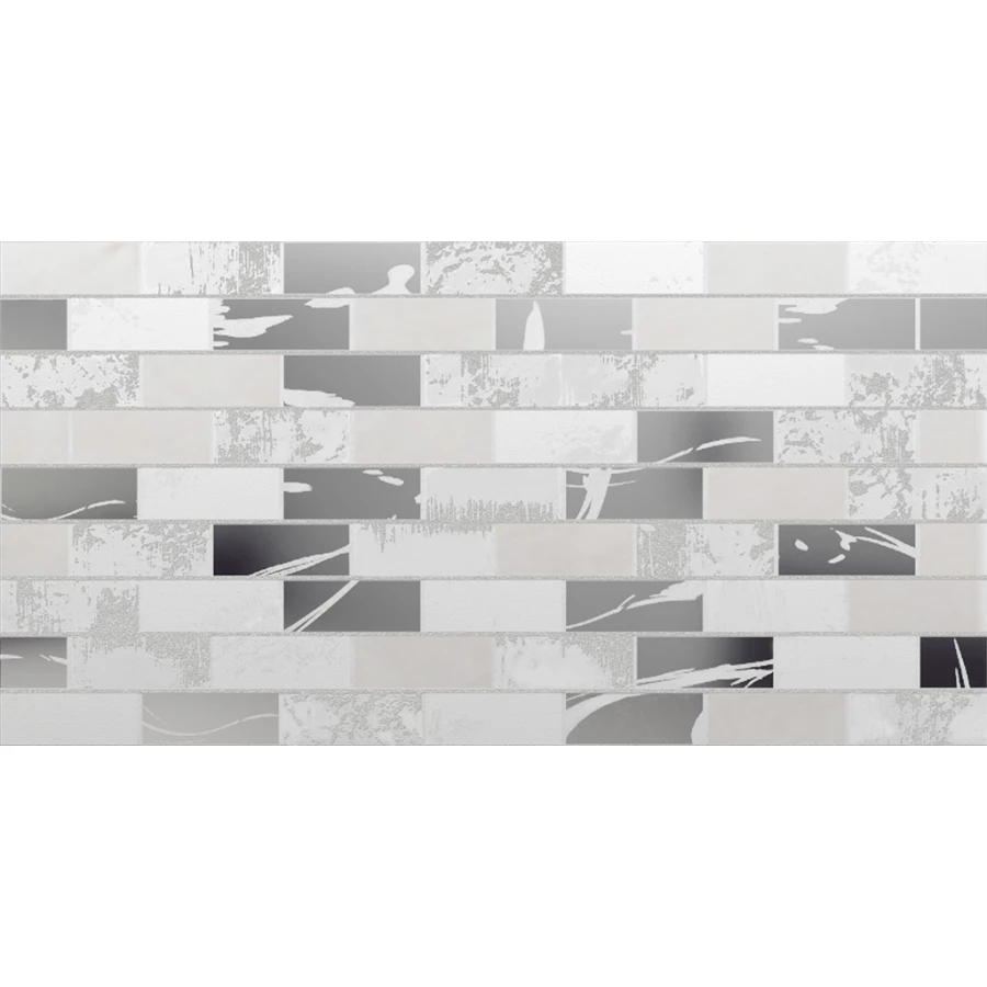 Вставка декоративная AltaCera Glent White серо-белый 50*24,9 см