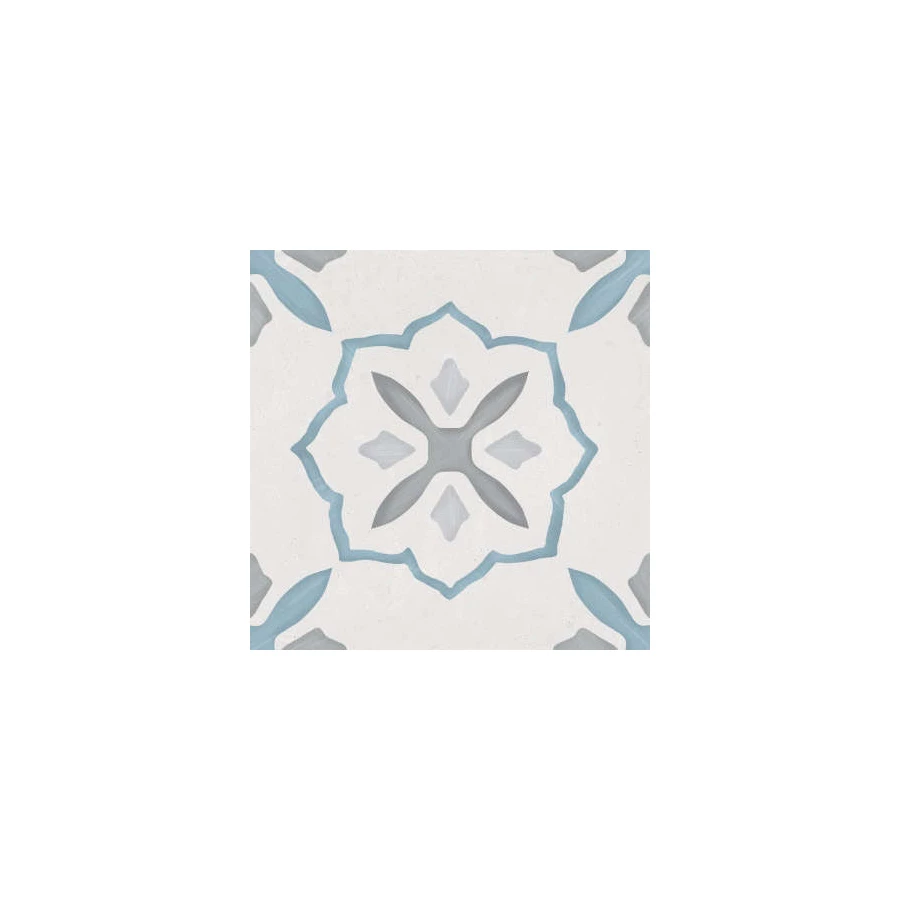 Керамогранит Harmony Peronda Sirocco Blue Cross серо-зелёный 3386036154 22,3х22,3 см