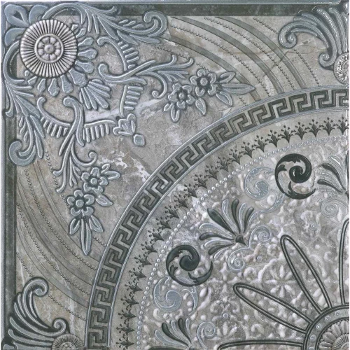 Керамогранит Alaplana Pretoria Ocean Decorado глянцевый серый 60х60 см