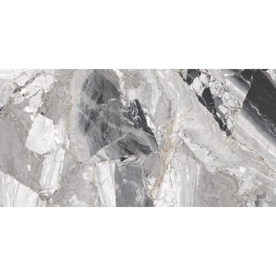 Керамогранит LCM Obsidian суперполированный серый 60120OBS55HG 120х60 см