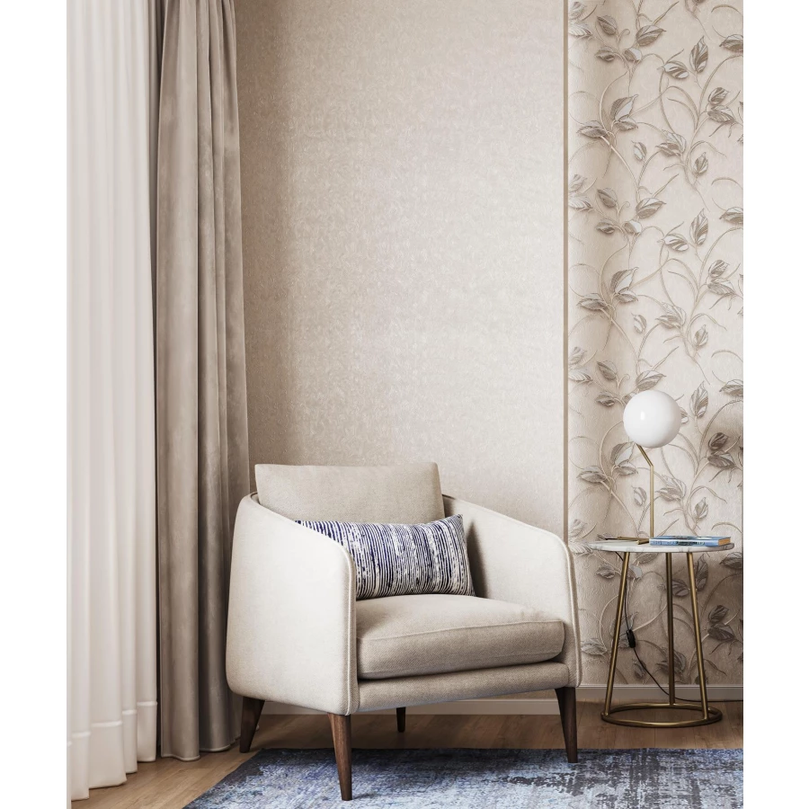 Обои флизелиновые Palitra Life Alsace коричневые PL71751-28 1,06х10,05 м