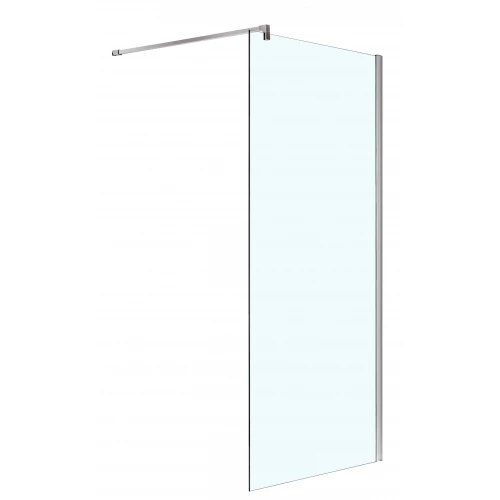 Душевая перегородка Azario Chicago Walk-in прозрачное стекло 8 мм цвет профиля серебро AZ-NAR6310 1000 100x195 см
