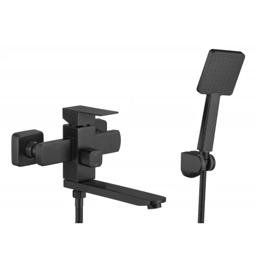 Смеситель Fmark для ванны и душа черный FS8104H