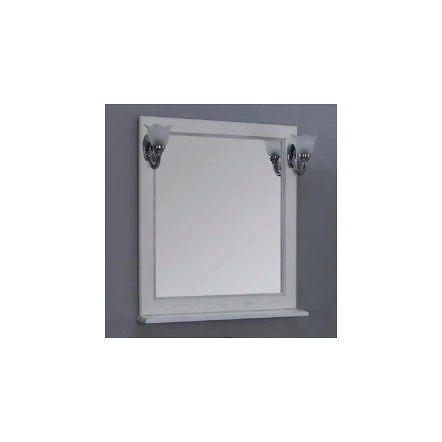 Зеркало Акватон Жерона 85 белое серебро 1A158702GEM20