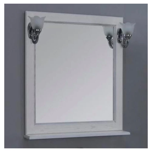 Зеркало Акватон Жерона 85 белое серебро 1A158702GEM20