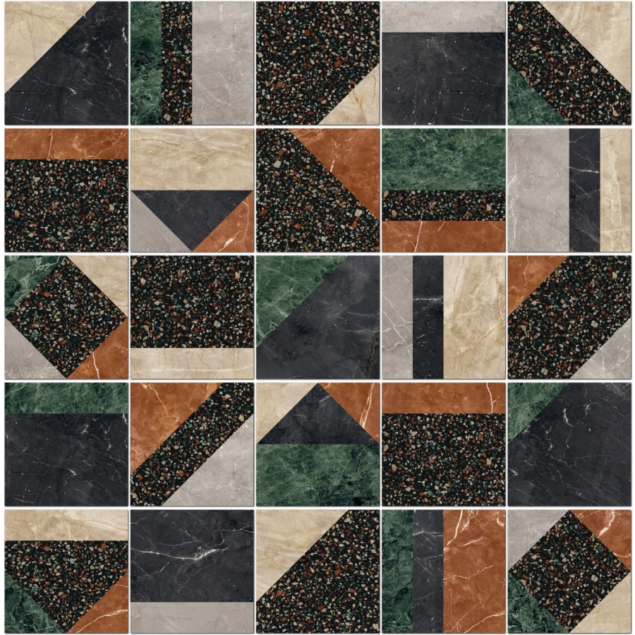 Керамогранит ABK Play Marble Black PF60005897 20x20