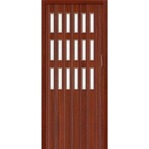 Межкомнатная дверь Bravo Браво-018 203x86 ПВХ полотно глухое цвет ИталОрех