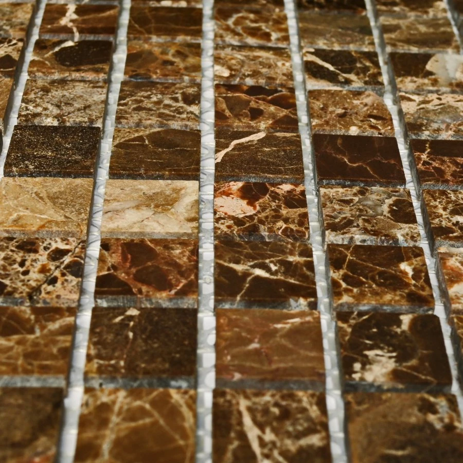 Мозаика Bonaparte Каменная мозаика Ferato 15х15 коричневая 30,5х30,5 см