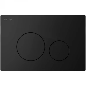 Клавиша для инсталляции пневматическая Am Pm Pro L пластик черный матовый I049038