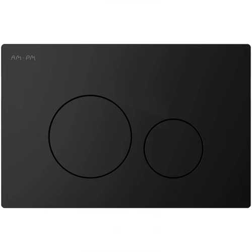 Клавиша для инсталляции пневматическая Am Pm Pro L пластик черный матовый I049038