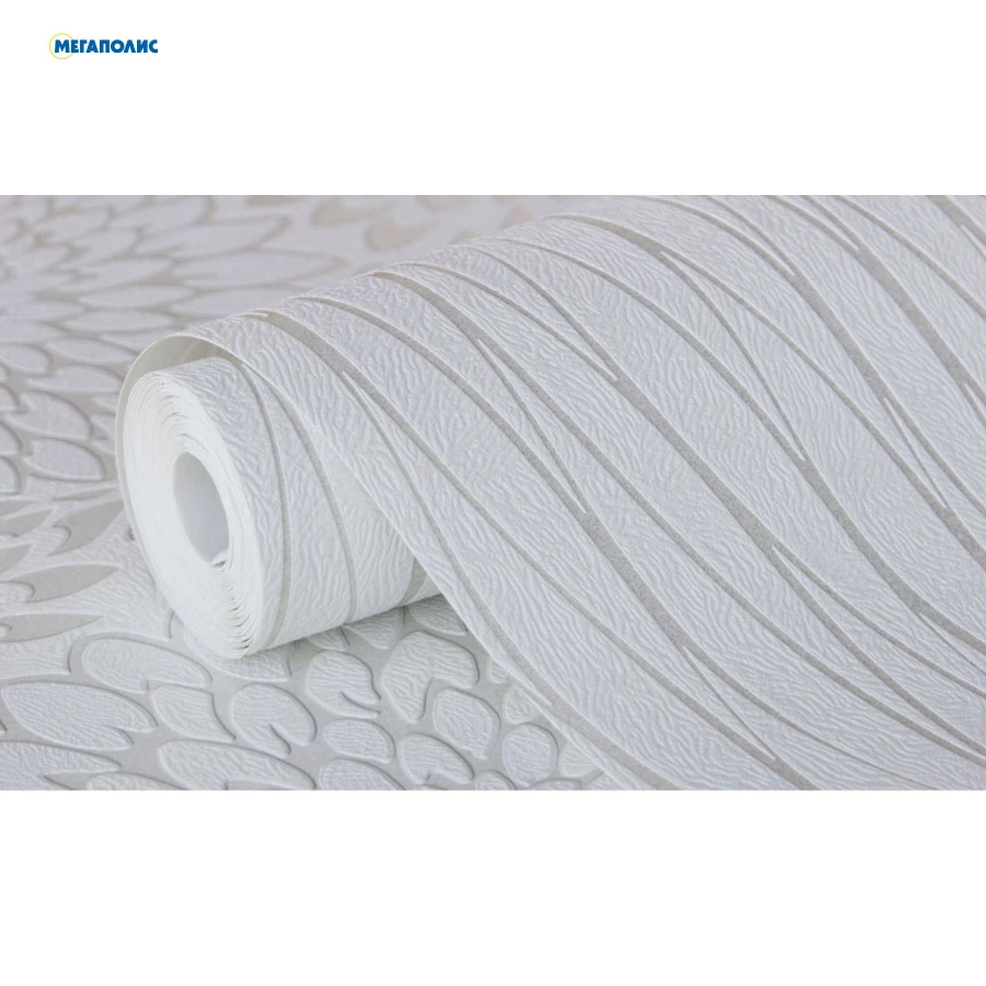 Обои флизелиновые Аспект Флирт серые 30202-14 1,06х10,05 м