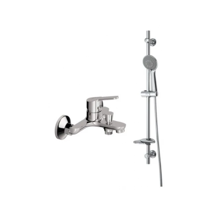 Смеситель Dorff Norma для ванны и душа с душевым комплектом D0101030