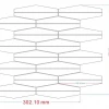 Мозаика Orro Mosaic Стоне Монголия Делюкс графитовая 30,821х30,21 см