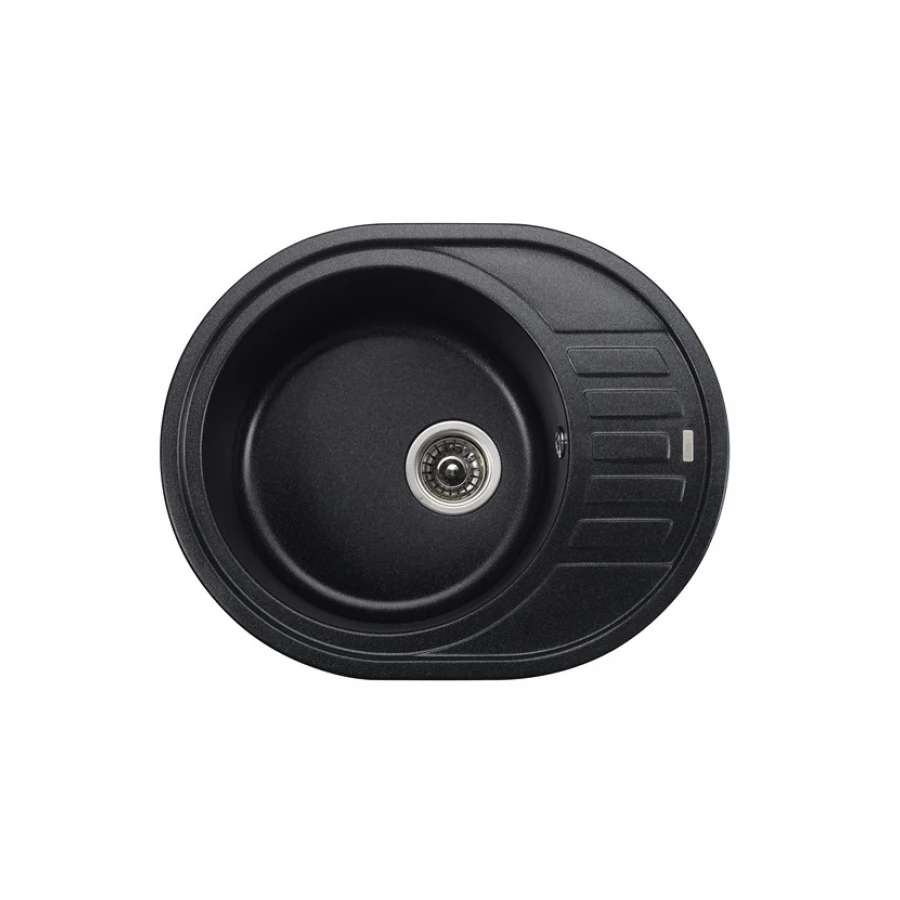 Кухонная мойка Kaiser KGMO-6250 гранит KGMO-6250-BP черный мрамор